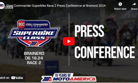 Video: Steel Commander Superbike Race Two Press Conference From Brainerd International Raceway